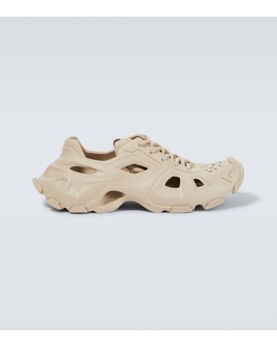Balenciaga Hd Lace Up Trainers - Brown