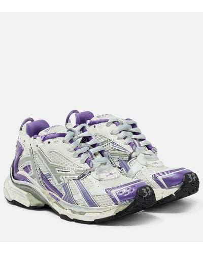Balenciaga Runner Sneakers - Purple