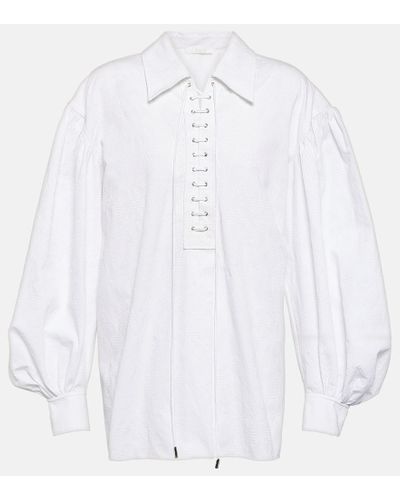 Chloé Bluse aus Baumwolle - Weiß