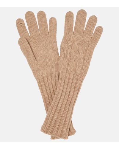 Loro Piana Gants My Gloves To Touch en cachemire - Neutre