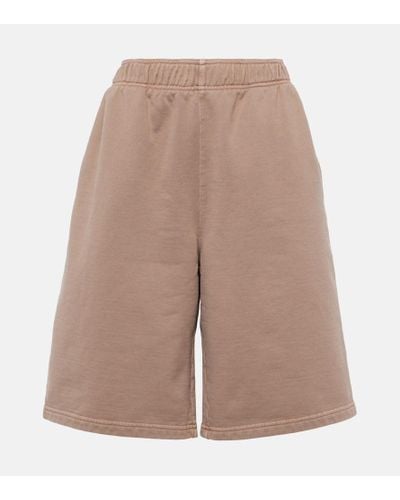 Prada Bermuda-Shorts aus Baumwolle - Natur