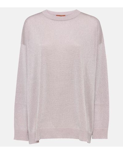 Missoni Metallic Knit Sweater - Pink