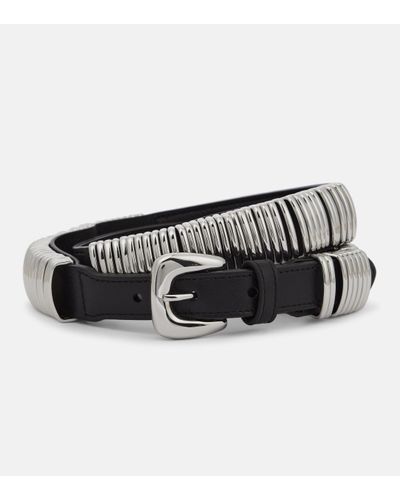 Altuzarra Embellished Leather Belt - Black