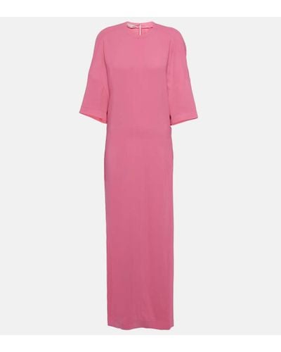 Stella McCartney Gathered Maxi Dress - Pink