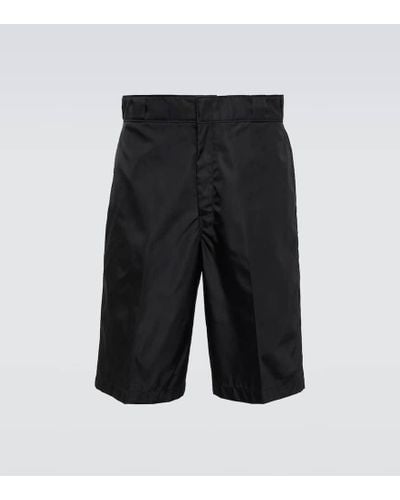 Prada Shorts de Re-Nylon - Negro