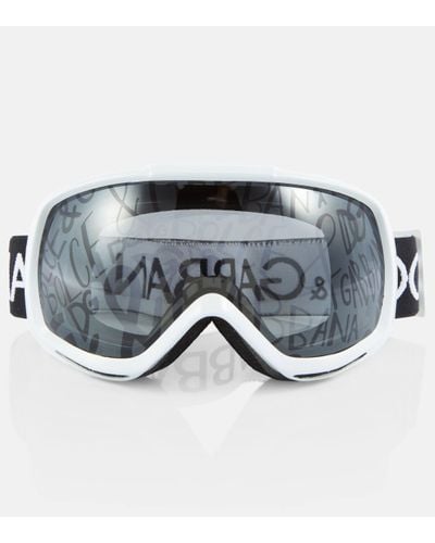 Dolce & Gabbana Logo-print Ski goggles - Grey