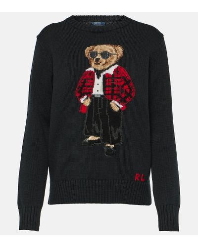 Polo Ralph Lauren Polo Bear Crew Sweater - Negro