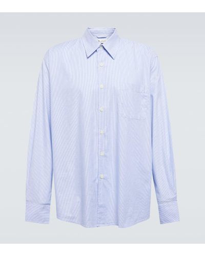 Our Legacy Camicia Above in cotone a righe - Blu