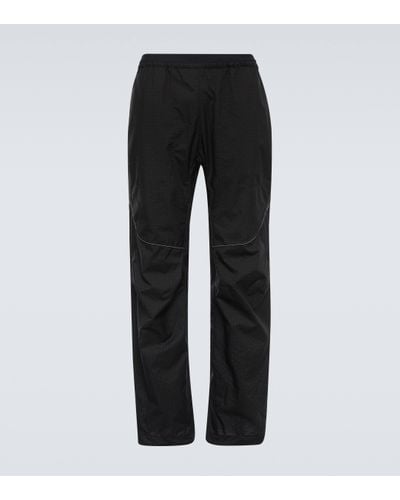and wander Breath Rip Trousers - Black