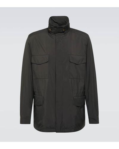 Loro Piana Traveler Cashmere-lined Windmate® Jacket - Black