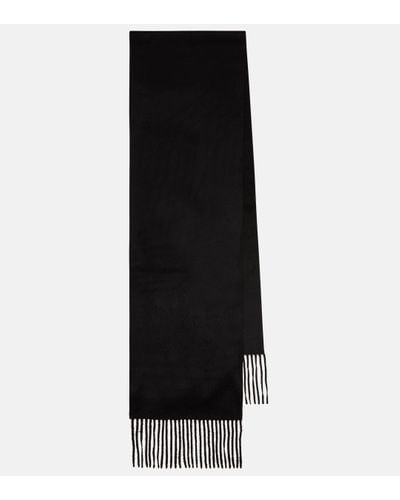 The Row Cashmere Scarf - Black