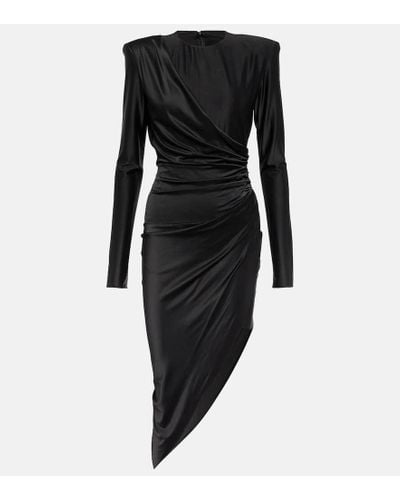 Alexandre Vauthier Stretch Viscose Dress - Black