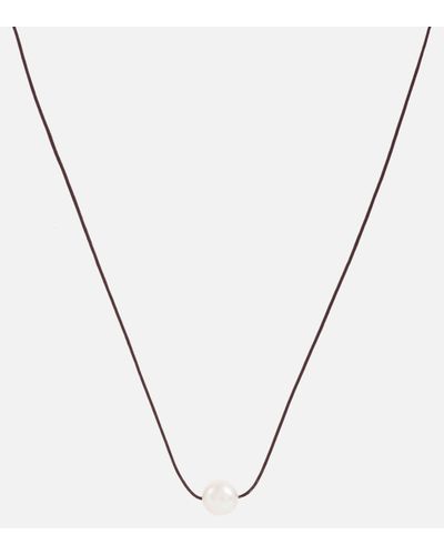 Sophie Buhai Emilie Sterling Silver Choker With Freshwater Pearl - Metallic