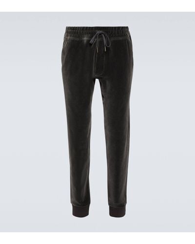 Tom Ford Cotton Terry Joggers - Black