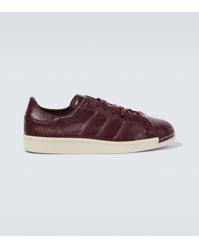 Y-3 Superstar Leather Sneakers - Brown