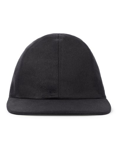 Gabriela Hearst Linen Cap - Black