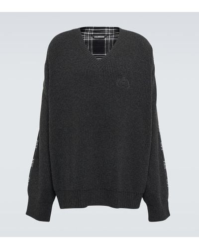 Balenciaga Wool And Cashmere Sweater - Multicolor