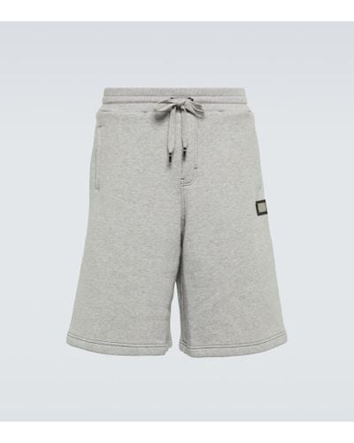 Dolce & Gabbana Shorts aus einem Baumwollgemisch - Grau