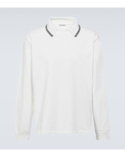Our Legacy Academy Cotton Polo Jumper - White