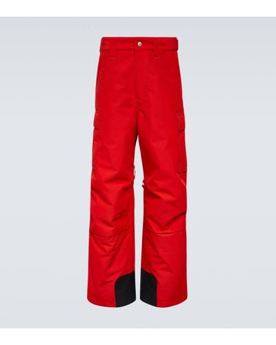 Balenciaga Pantalon cargo de ski 3B Sports Icon - Rouge