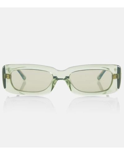 The Attico X Linda Farrow gafas de sol Mini Marfa - Verde