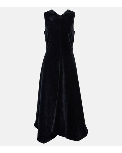 Proenza Schouler White Label Layla Chenille Midi Dress - Black