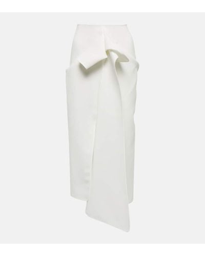 Maticevski Linking Paneled Midi Skirt - White