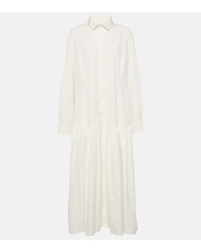 Polo Ralph Lauren Hemdblusenkleid - Weiß