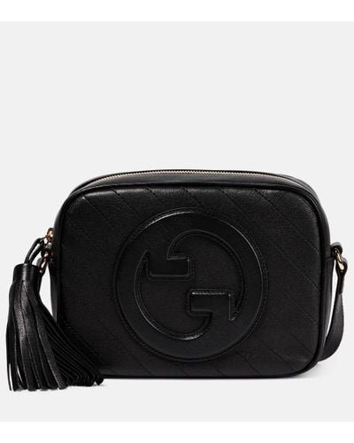 Gucci Blondie Leather Camera Bag - Black