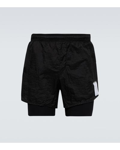 Satisfy Rippy 3" Trail Shorts - Black