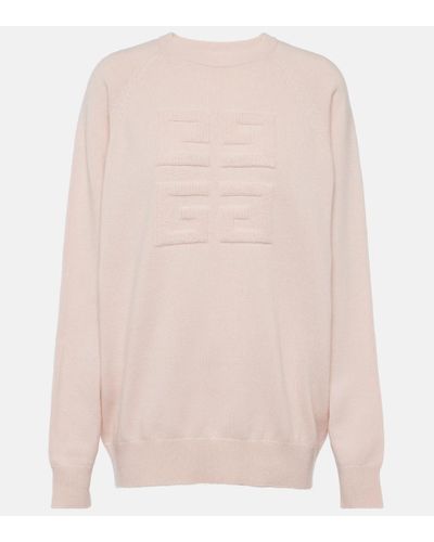 Givenchy Pullover 4G in cashmere - Rosa