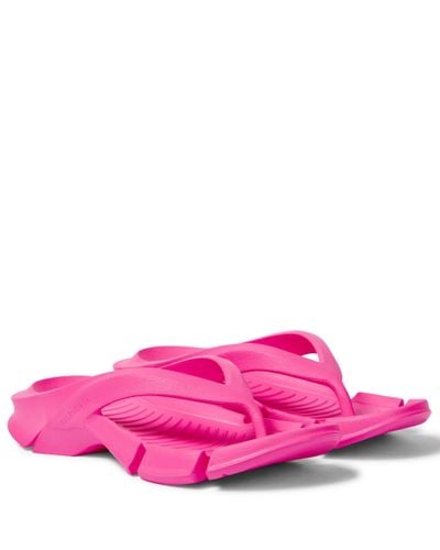 Balenciaga Pool Rubber Slides  Black Sandals Shoes  BAL228872  The  RealReal