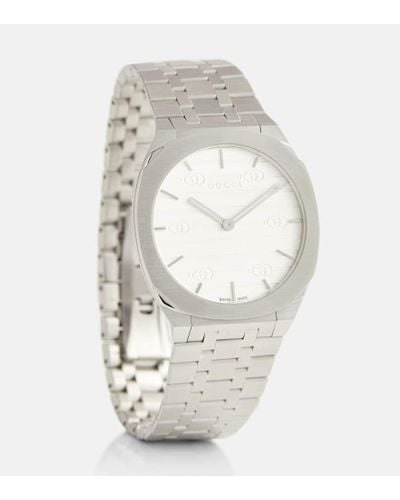 Gucci 25h Stainless Steel Watch - Metallic