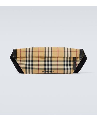 Burberry Sac ceinture Stevie a carreaux - Multicolore