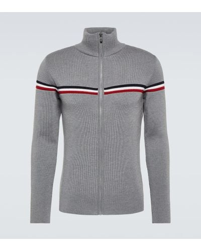 Fusalp Wengen Fiz Ii Wool Zip-up Sweater - Gray