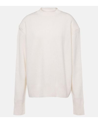 Frankie Shop Pullover Rafaela in lana e cashmere - Bianco