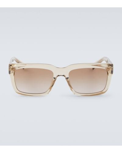 Saint Laurent Sl 615 Rectangular Sunglasses - Natural