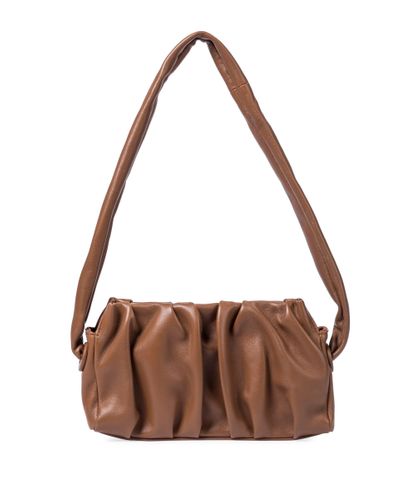 Elleme Vague Leather Shoulder Bag - Brown