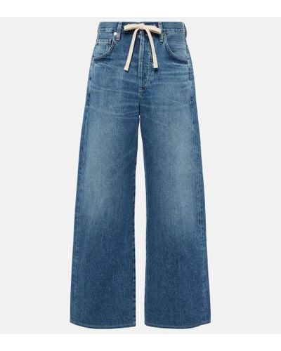 Citizens of Humanity Brynn High-rise Wide-leg Jeans - Blue