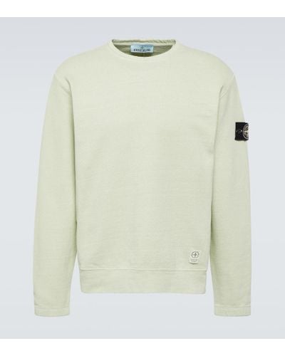 Stone Island Sweatshirt Tinto Terra aus Baumwoll-Jersey - Grün