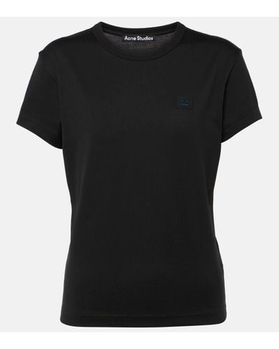 Acne Studios Emmbar Cotton Jersey T-shirt - Black