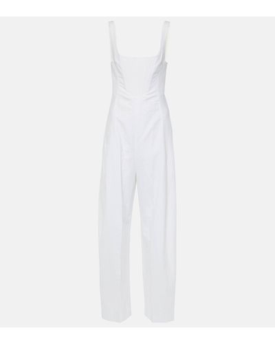 Stella McCartney Linen And Cotton Jumpsuit - White