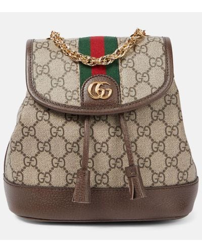 Gucci Rucksack Ophidia Medium GG aus Canvas - Braun