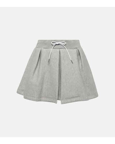Sacai Cotton-blend Shorts - Grey