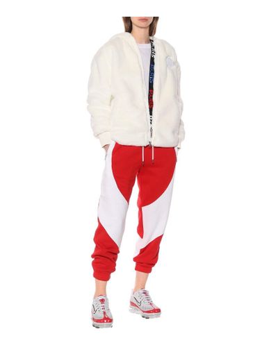 Bomber Jordan Paris Saint-Germain in pelliccia sintetica di Nike in Bianco  | Lyst