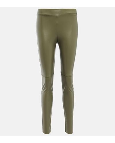 Wolford Estella Faux Leather leggings - Green