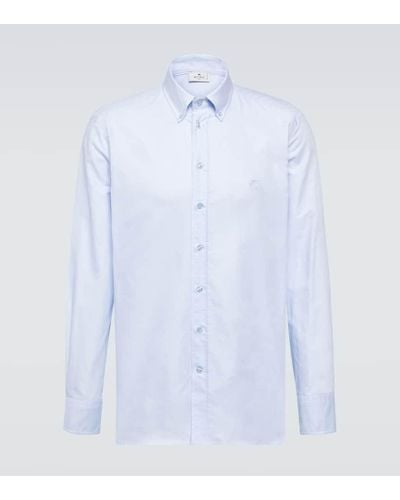 Etro Oxford-Hemd aus Baumwolle - Blau