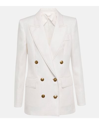 Max Mara Verace Double-breasted Blazer - White