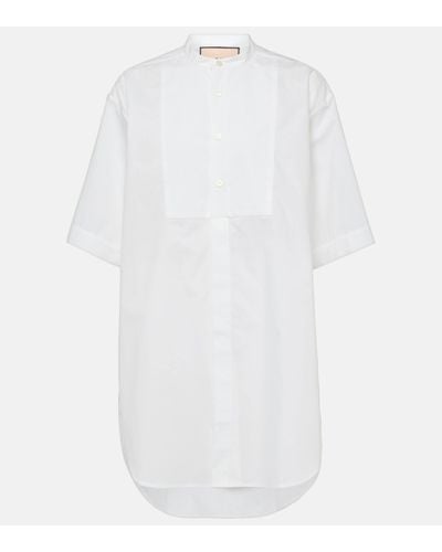 Plan C Cotton Shirt - White