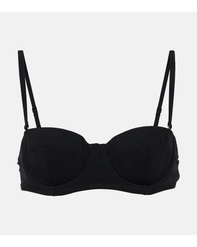 Dolce & Gabbana Top de bikini Balconette - Negro